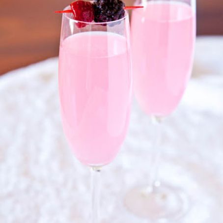 Coconut Water Champagne Fruit Punch